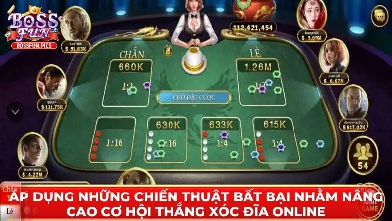 Áp dụng những chiến thuật bất bại nhằm nâng cao cơ hội thắng Xóc đĩa online